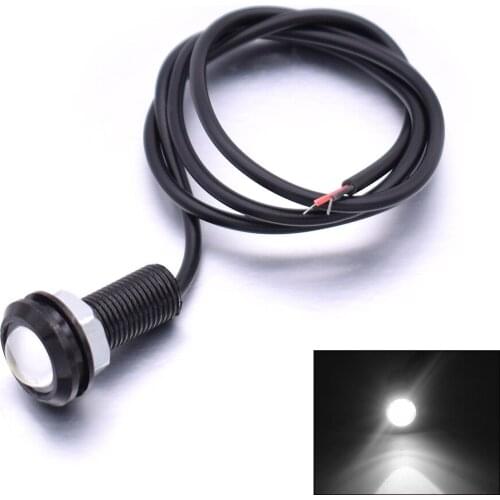For Honda zx 6r 10r zx10 r zzr 600 zxr 400 1pcs Eagle Eye LED Car Screw Light Daytime Running Lights DRL Car Parking Signal Lamp