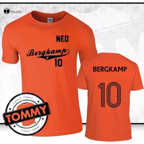 Dennis Bergkamp #10 Holland T-Shirt, Netherlands Bergkamp, Legend Tshirt