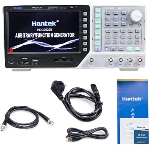 Hantek HDG2022B Arbitrary Function Signal Generator 2 Channels 20Mhz USB LCD 7inch 80M Frequency 64M Memory Depth 250MSa/s