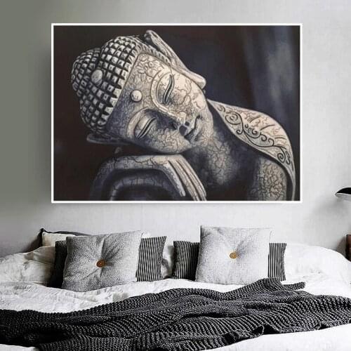 Buddha Culture Canvas Painting Abstract Modern Posters and Prints Cuadros Wall Art Pictures for Living Room Home Decor Unframed