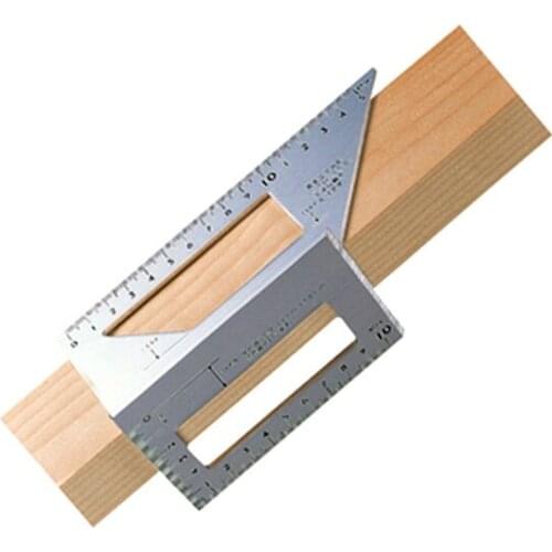 Quality Japanese Aluminum Alloy woodworking rule,Multifunctional Square 45 degrees 90 degrees gauge
