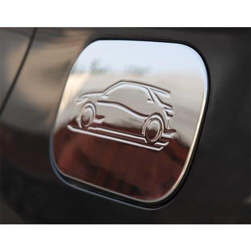 Fuel Tank Cover Trim for Chevrolet Equinox 2017+ Stylish Car Accessories Car Decal Stickers Exterior Decoration Chrome Black
