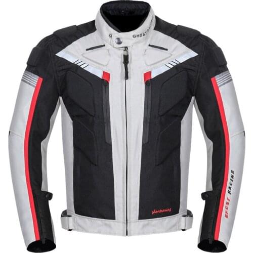 Motorcycle Jacket Windproof Waterproof High Visibility Reflective Motocross Jacket Racing Riding Motorbike Protector Jacket