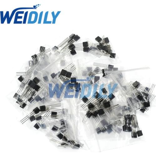 170PCS Transistor Assorted Kit S9012 S9013 S9014 9015 9018 A1015 C1815 A42 A92 2N5401 2N5551 A733 C945 S8050 S8550 2N3906 2N3904
