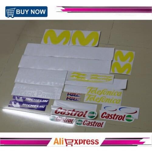 Motorcycle Fairing Body Decals For Honda CBR600RR CBR 600 RR F5 MOVISTAR Ornamental Stickers Accessory Universal