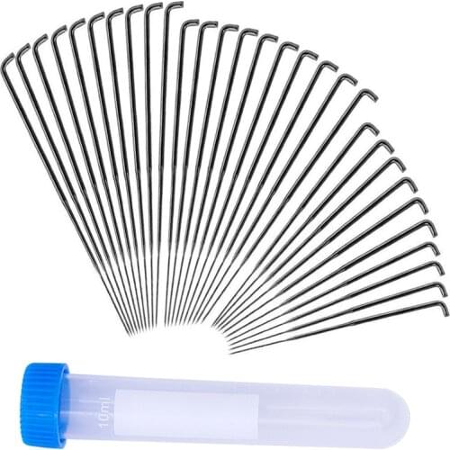 Nonvor 10pcs 3 Size Wool Felt Pocked Needles Iron Needles Felt Tool Kit Needle Beginners DIY Craft Needlework with Bottle