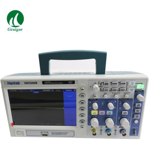DSO5202B Digital Oscilloscope 2 Channels 200Mhz Handheld Portable LCD USB Oscilloscopes 1GSa/s Real Time Sample Rate