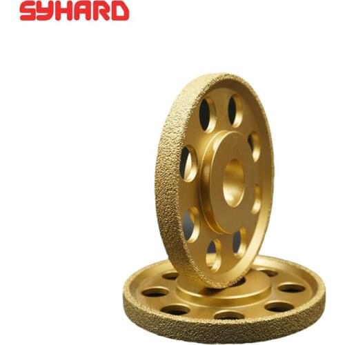 Brazed Diamond Cast Iron Abrasive Wheel 60 Meshes Diameter 150/250/300/350/400mm