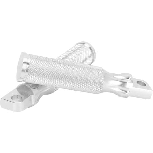 Aluminum Alloy Motorcycle Foot Pegs Footrest Silver For Nightster XL1200N 2009-2012