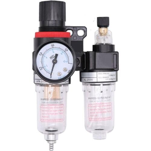 1PCS Oil-Water Separator Air Compressor Filter Air Source Processor Of Pneumatic Control Valve To Regulate Pressure Two Pieces