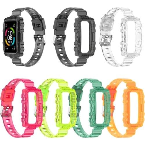 Silicone Smart Wristband Bracelet Watch Strap for huawei Band 6 honor band 6 95AF
