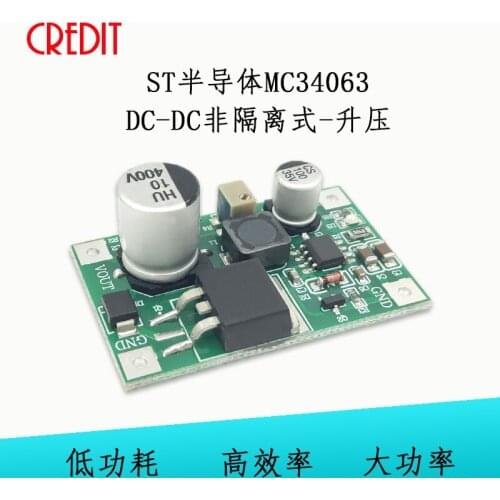 ST Semiconductor MC34063 Module DC-DC Non-isolated Boost Glow Tube Driving Voltage DC High Voltage