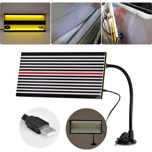 LED Reflector Line Board Light Paintless Dent Lamp Repair Tools Detector for Car Body