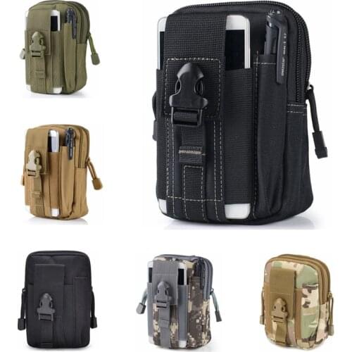 Molle Tactical Pouch Military Belt Waist Bags Outdoor Phone Travel Camping Pouches Case Pocket EDC Sports Army Camo Hunting Bag