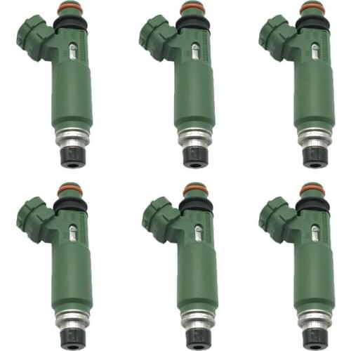 6pcs Fuel Injector For Toyota Land Cruiser 100 1999-2009 1FZ 4.5 OEM 2325066010 23209-66010 23250 66010 23250-66010
