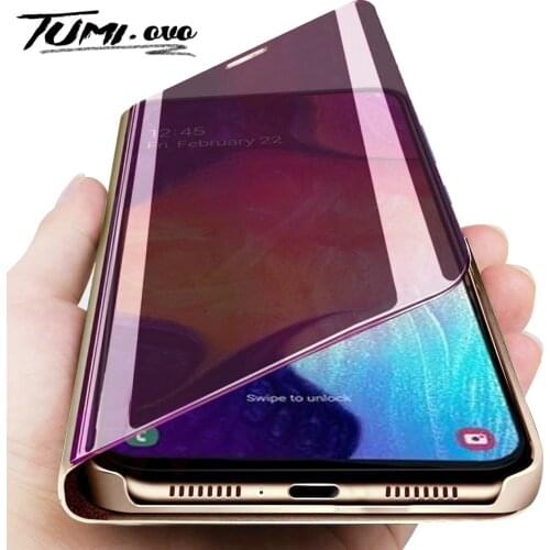 Mirror Flip Phone Case for Samsung Galaxy A11 A31 A51 A71 A81 Cover For Samsung Galaxy S20 Ultra S10 Plus S10E Note 10 Pro Cover