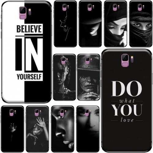 Female art turban black woman elegant Phone Case For Samsung S6 S7 edge S8 S9 S10 e plus A10 A50 A70 note8 J7 2017