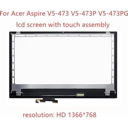 14" Touch Screen Digitizer Glass Lens replacement For Acer Aspire V5-473 V5-473P V5-473PG B140XTN02.4 Laptop LCD Assembly