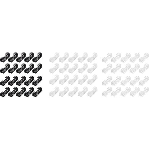 20pcs Self-Adhesive Cable Clips Drop Wire Holder Charging Data Cord Management Organizer Auto Fastener Accessories