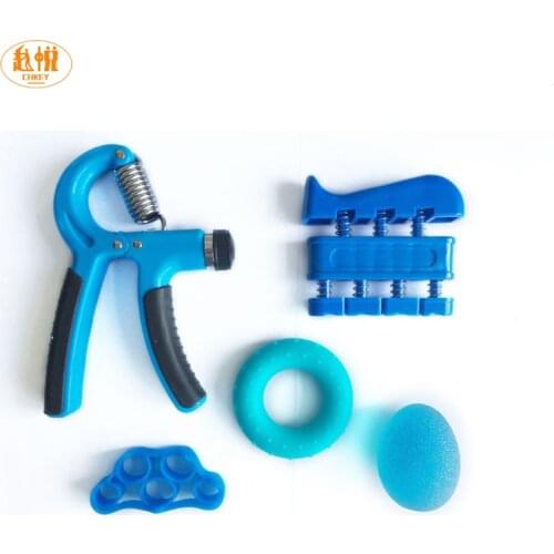 2020 New 5PC/Set Gym Fitness Adjustable Hand Grip Set Finger Forearm Strength Muscle Recovery Hand Gripper Exerciser Trainer