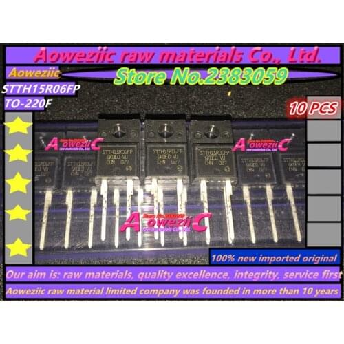 Aoweziic 100% new imported original STTH15R06FP TO-220F Fast Recovery Diode 15A 600V