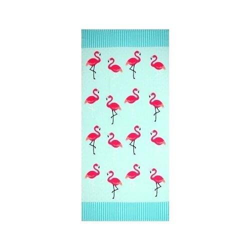 Big Tree Microfiber Bath Towel Flamingo Printed Large Men Women Summer Beach Towels Camping Yoga Towels Bathroom 100X180CM
