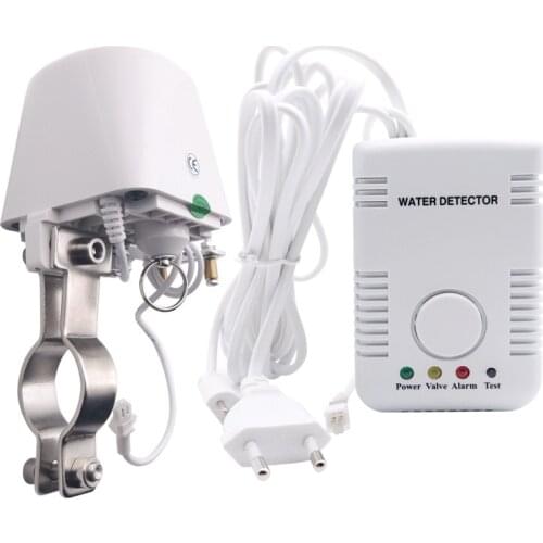 WZ803 Water Leaking Sensor with Automatical Shut Off DN15 Manipulator Valve Water Flood Overflow Detector Sensor