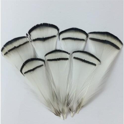 Hot 50 PCS natural High quality blue pheasant feathers 6-8CM DIY Jewelry Making Accessories Cheap Plumes Wedding Decorations