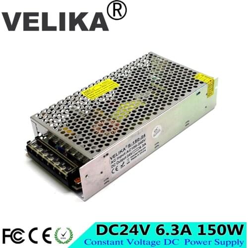 DC Power Supply 24v 6.3A 150W Switching Switch Power Adapter Lighting Transformer 110V 220V AC DC24V SMPS For 3D Printer CNC TV