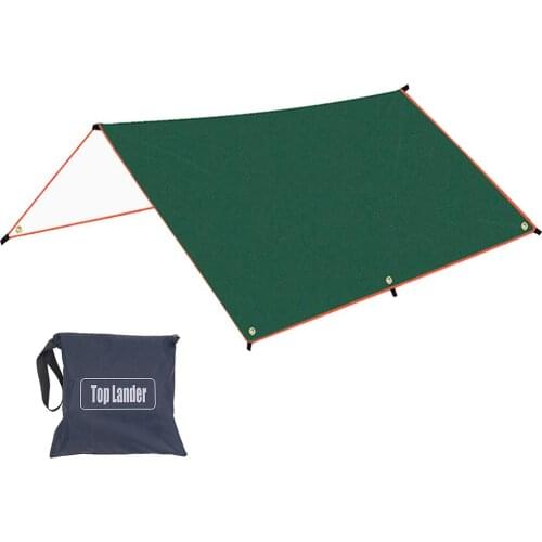 3x3m Awning Waterproof Tarp Tent Shade Ultralight Garden Canopy Sunshade For Outdoor Camping Hammock Rain Fly Beach Sun Shelter