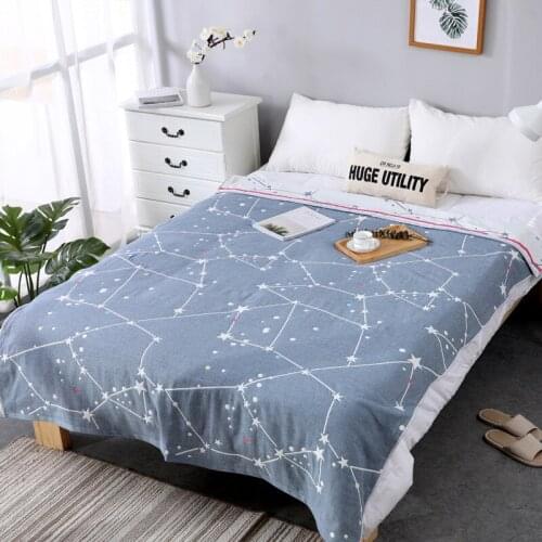 Five Layer Gauze Summer Towel Blanket Baby Newborn Student Dormitory Comforter Travel Plaid Furniture Covering