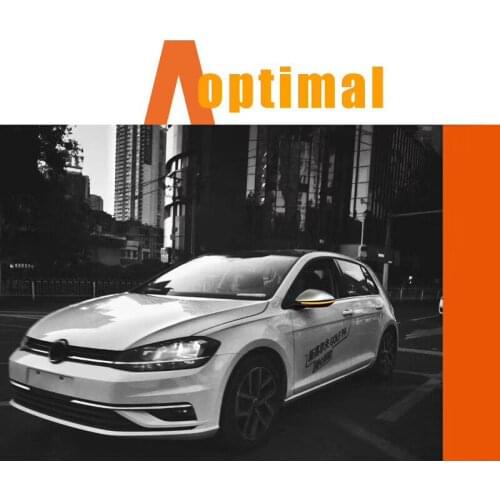 For New V W Golf7 1 Pair of Matte Chrome Rearview Mirror Protection Cover Shell Car Mirror Cover for Golf 7 Golf7 GT I MK7 Cover