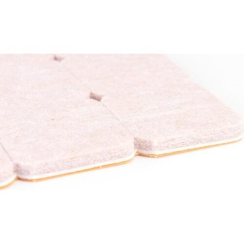 18pcs Self Adhesive Square Felt Pads Chair Table Leg Floor Scratch Protector Mute Anti Slip Mat For DIY Furniture Accessories