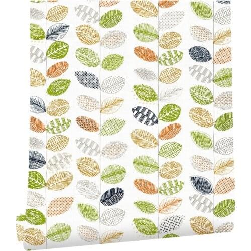 Green Leaf Wall Stickers for Bedroom Living Room Wall Decor Kitchen Room Decoration Wall Decals Home Decor Wall Renovation