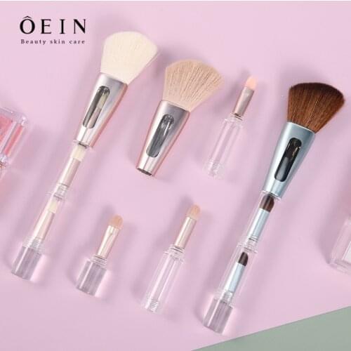 New Four-In-One Portable Makeup Brush Beauty Makeup Brush Blush Brush Eye Shadow Brush Makeup Tool