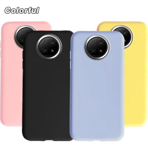 Redmi Note 9 5G Case Thin Matte Soft-touch Silicone Phone Case For Xiaomi Redmi Note 9 note9 Back Bumper Camera Protection Cover