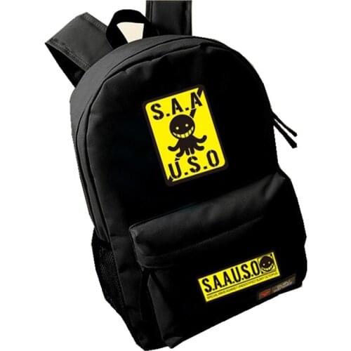 Assassination Classroom SAAUSO Women Backpack Cartoon School Bags for Teenagers Girls Canvas Rucksack Mochila feminina Bookbag