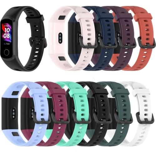 Silicone Wrist Strap For Huawei Band 4 Standard Version Replacement Watchband Bracelet for Huawei Honor 5i Smart Watch Band