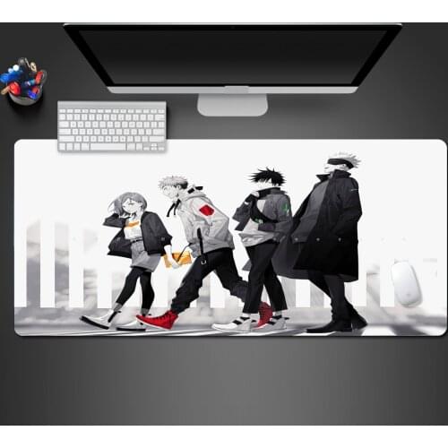 Super Cool Bloody Anime Mouse Pad Unique Creative Wholesale Rubber Big Lock Edge Game Pad Computer Keyboard Mouse Large Mat