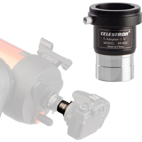 Celestron 1.25" Telescope 93625 Universal 1.25-inch Camera T-Adapter Spotting Scopes Accessories