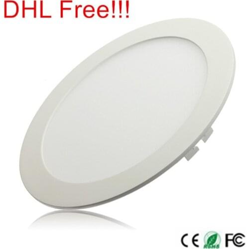 3W 4W 6W 9W 12W 15W 25W Ultra thin LED Panel Light Recessed LED Ceiling Downlight 85-265V Warm/Cold White indoor light,20 piece