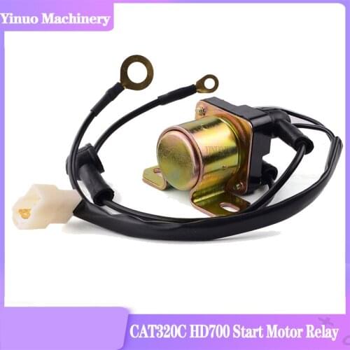 High quality excavator CAT320C starter motor relay, engine Kato HD700 general relay