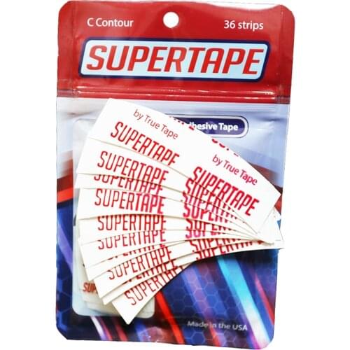 36pcs/lot Original package SUPERTAPE C contour double side tape wigs tape toupee tape