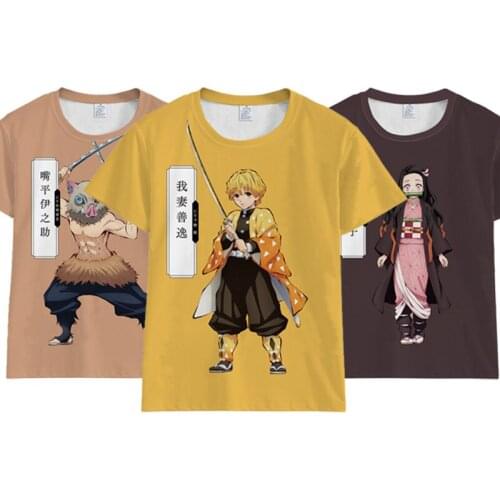 Anime Demon Assassin Kimetsu no Yaiba Cosplay Tanjiro Kamado T Shirt Men Women Summer Short Sleeve Suit T-Shirts Motion Tops