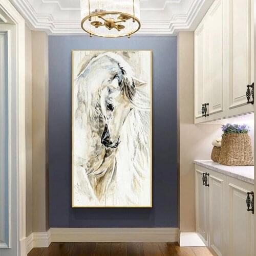Canvas Paintings Wall Art Print Animal Picture The Horse Canvas Painting for Living Room Wall Art Picture Home Decor cuadros