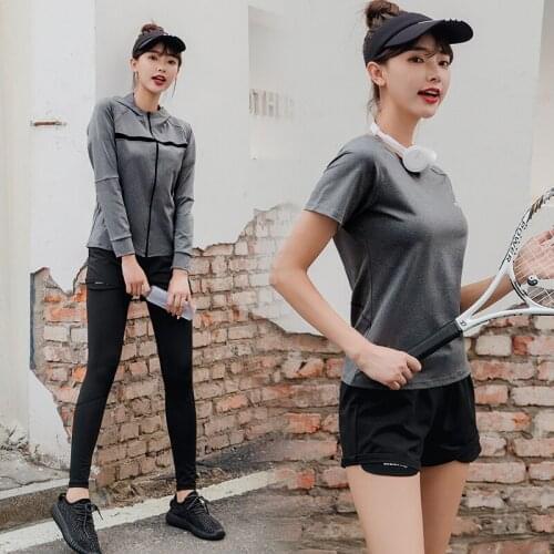 Yoga Suit Women Clothes Outdoor Clothing Sportswear 2021 Autumn Workout Set Gym Wear Tracksuit Sports Fitness XXXL