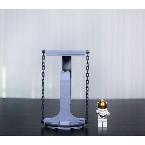 Creative Building Block Tensegrity Sculptures Dogs Toys Anti Gravity DIY Novel Physics Balance Building Block Kid Gift Pet Toys