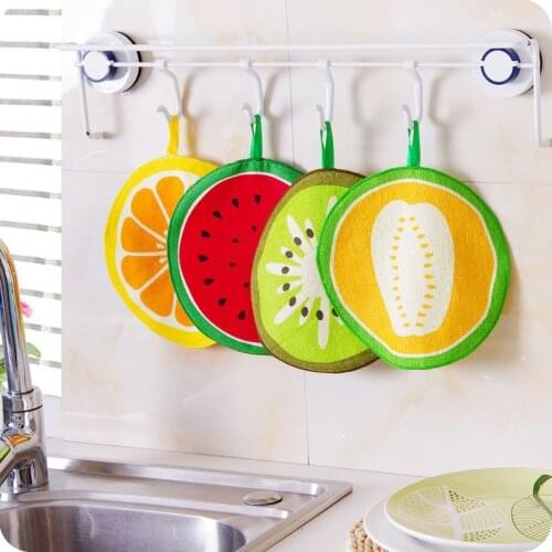 Kitchen dishcloth Towel Microfiber cloth Dish Cloth Hanging Absorbent Soft Cleaning Wiping Rags Home Kitchen Cleaning Cloths