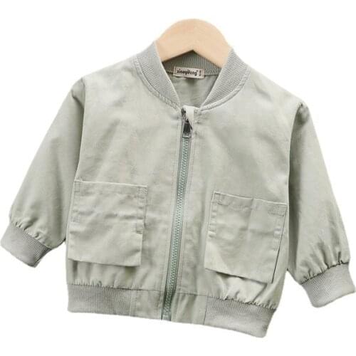 Spring Autumn Baby Girl Clothes Fashion Children Coat Boys Sports Jacket Toddler Casual Costume Infant Clothing Kids Sportswear