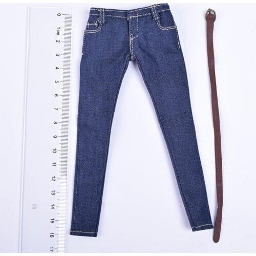 1/6 Scale Accessories Female Figure Clothes Womens skinny jeans for dolls Model CF001B for 12 Inch PHicen Body Action Figure